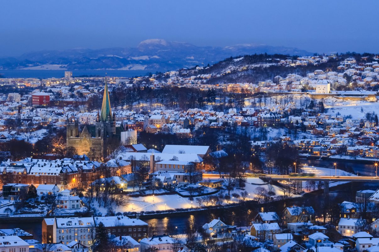 Vinterdekket Trondheim som skal være vertskap for VM på ski i februar/mars 2025